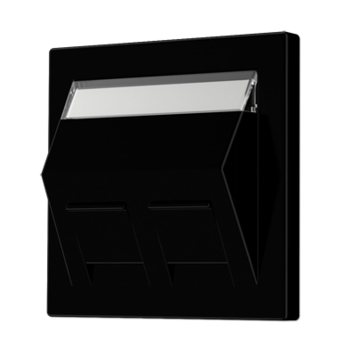 Placa Mod. Jack inscr. LS negro