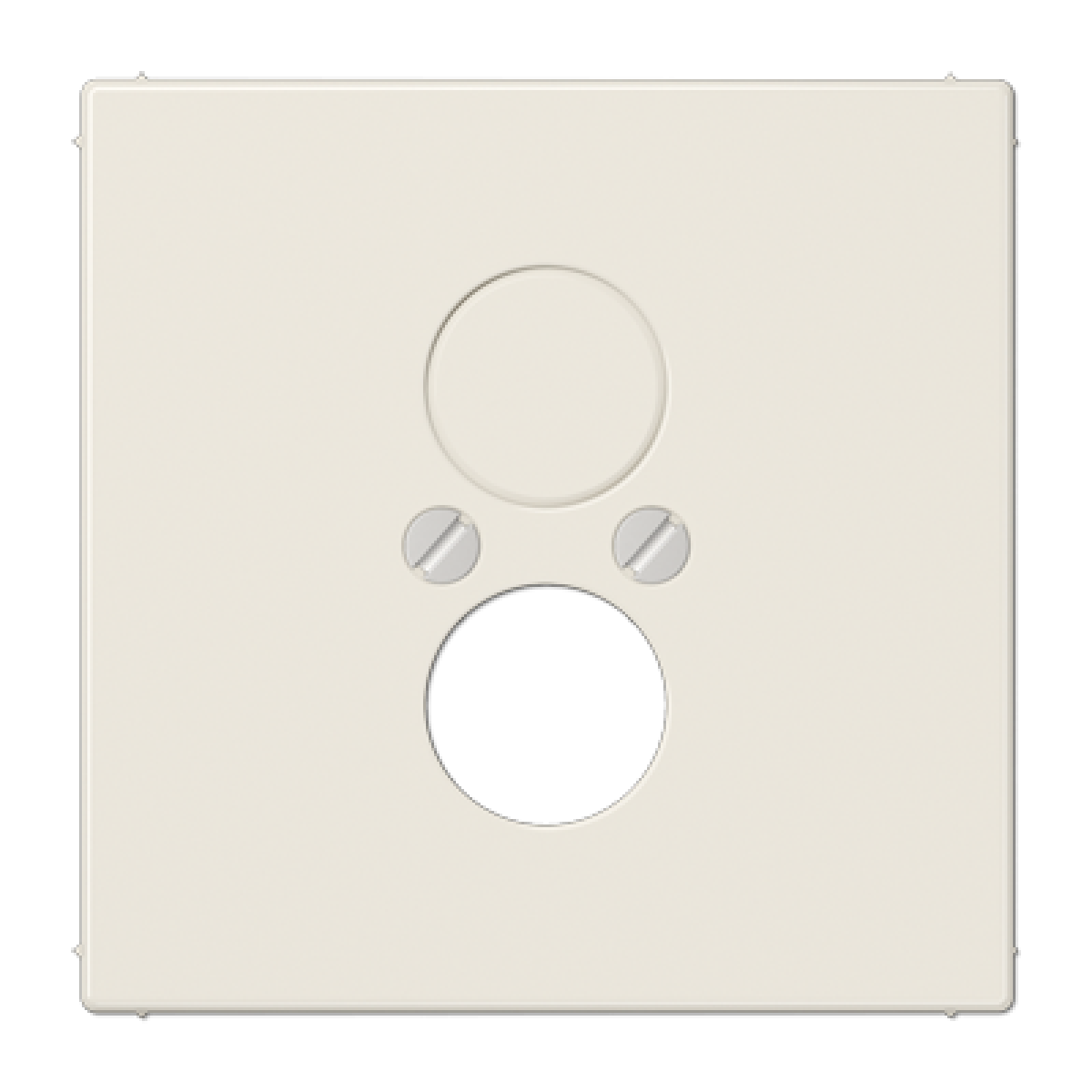 Placa 2 tomas hasta 18,5 diám LS blanco