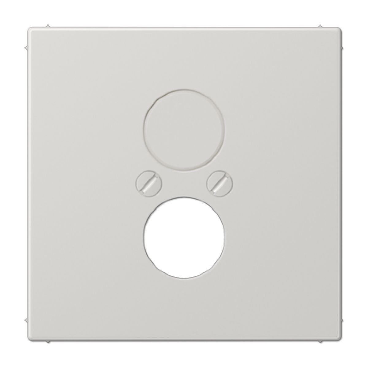 Placa 2 tomas hasta 18,5 diám LS gris cl