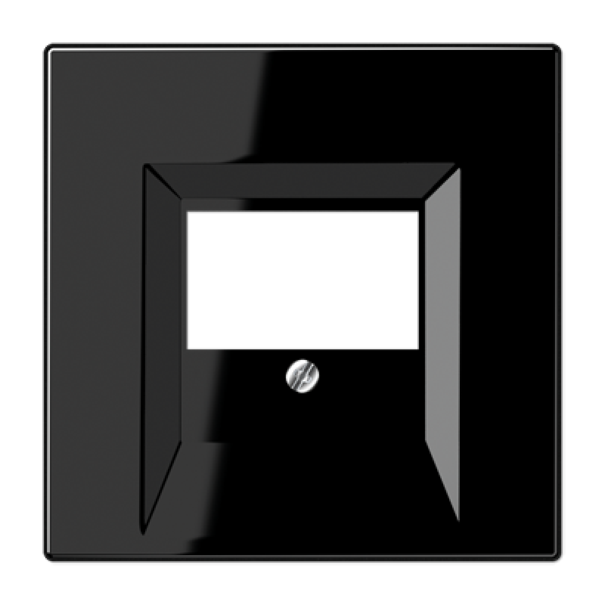 Placa telef. TAE LS negro
