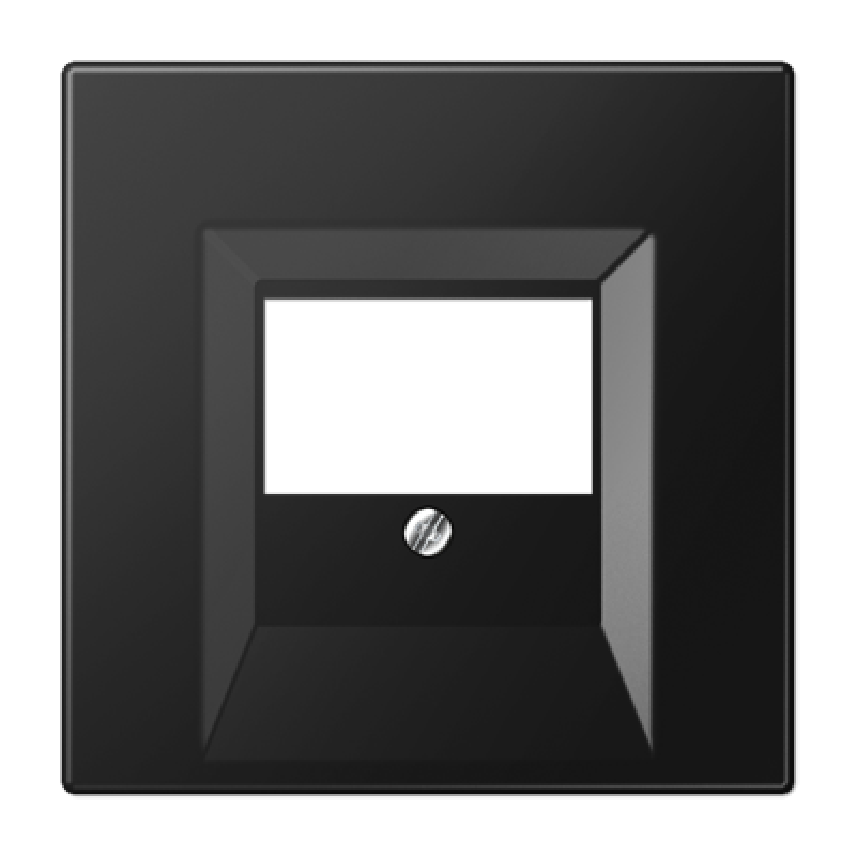 Placa telef. TAEL LS negro mate