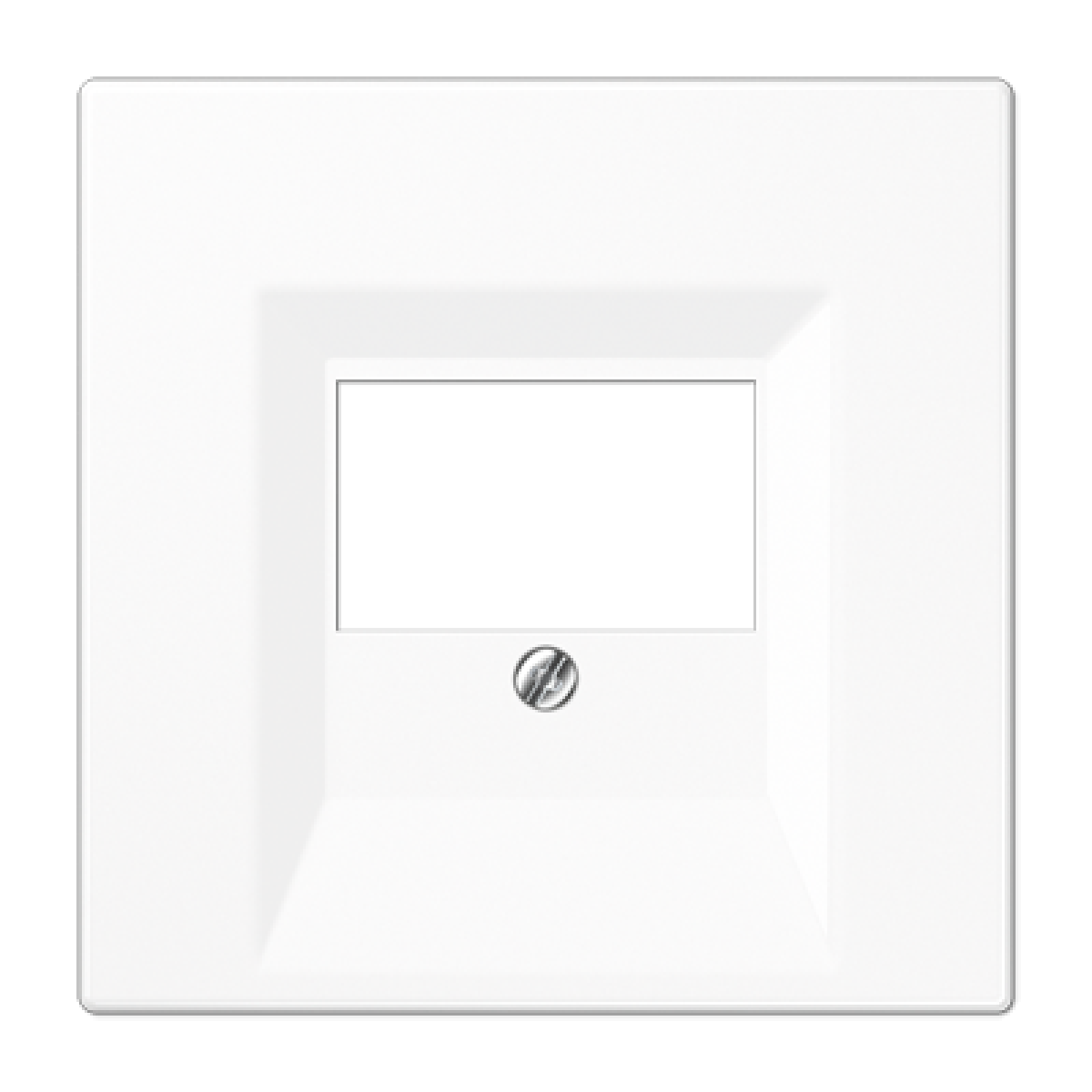 Placa telef. TAE LS blanco alpino