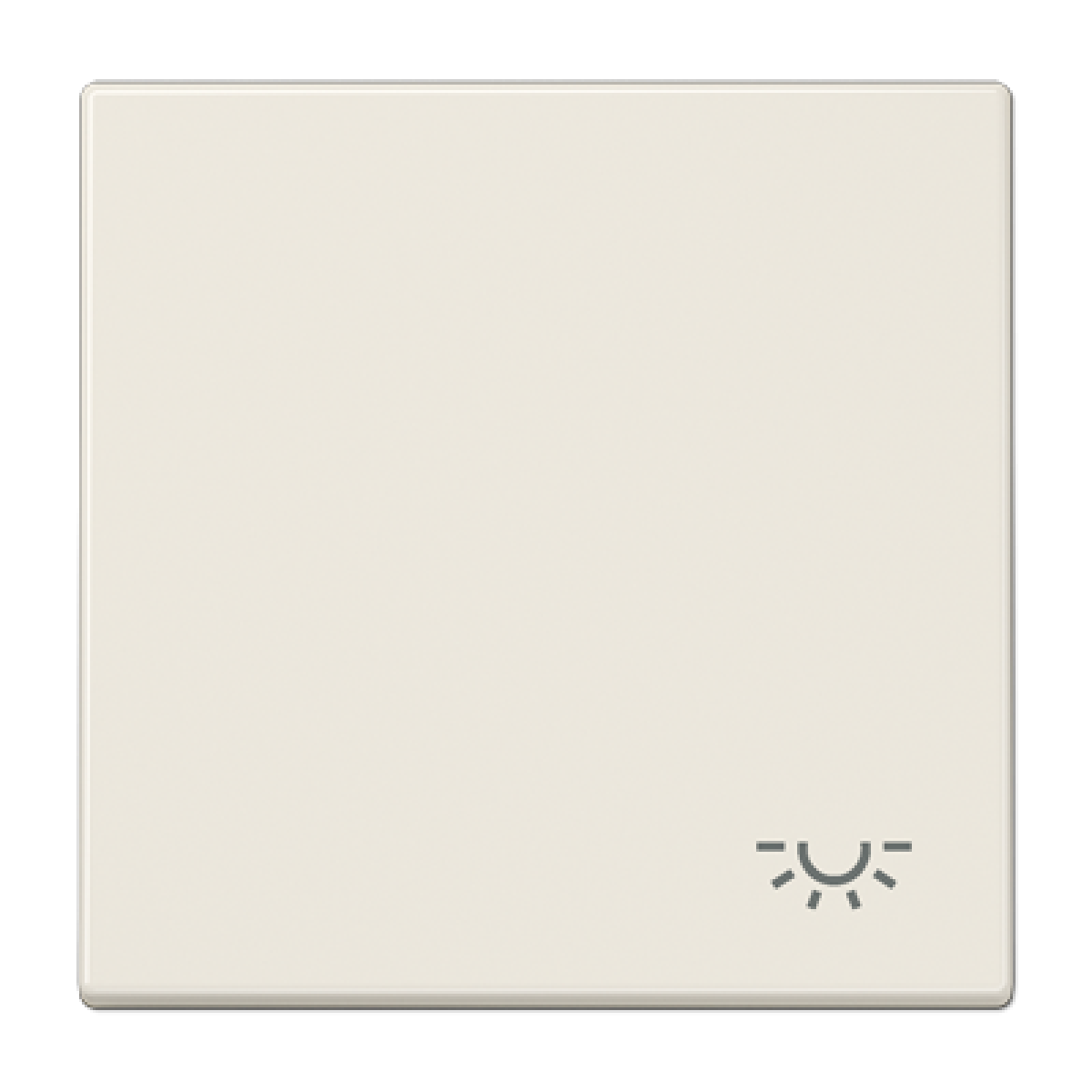 Tecla csimb. luz LS blanco marfil