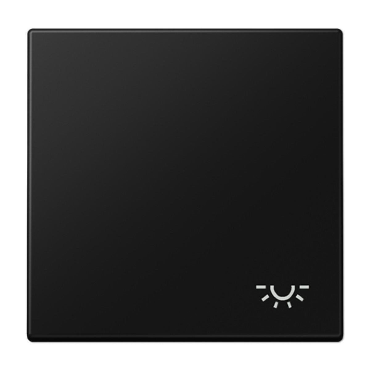 Tecla csimb. luz LS negro mate