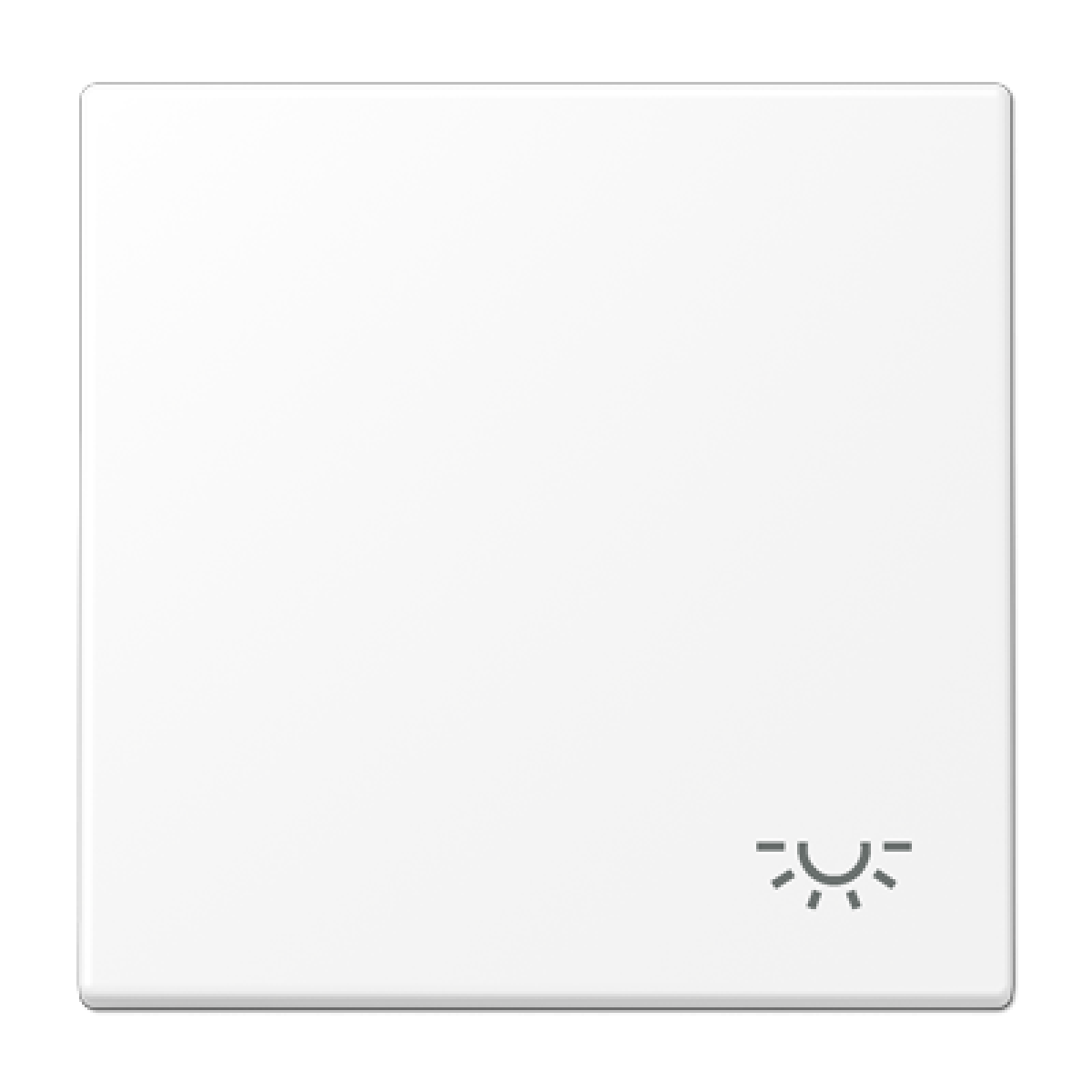 Tecla csimb. luz LS blanco mate