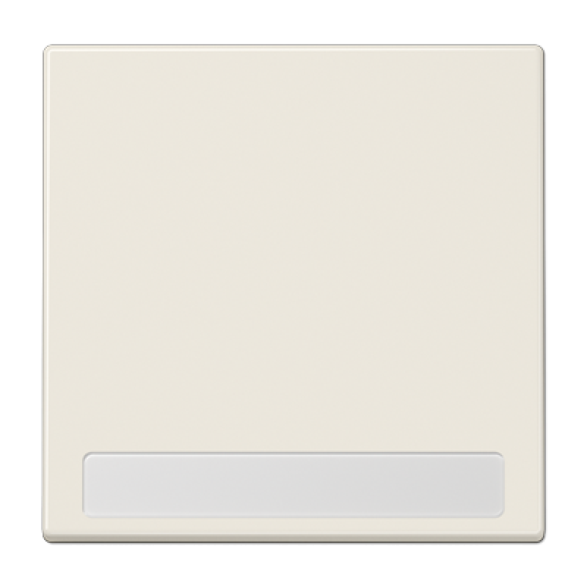 Tecla simple inscr. LS blanco alpino