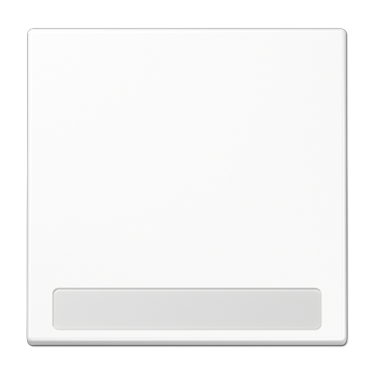 Tecla simple inscr. LS blanco alpino