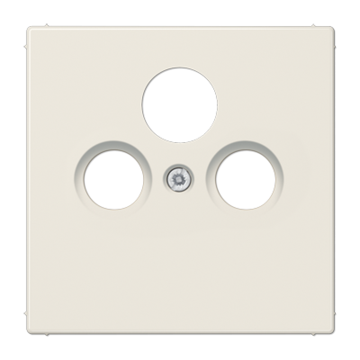 Placa toma SAT TV. LS bl marfil