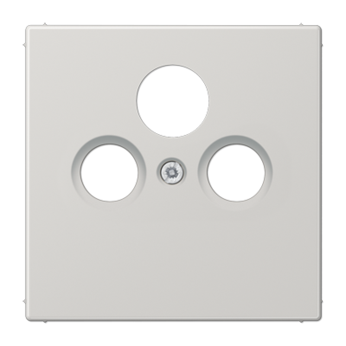 Placa toma SAT TV. LS gris claro