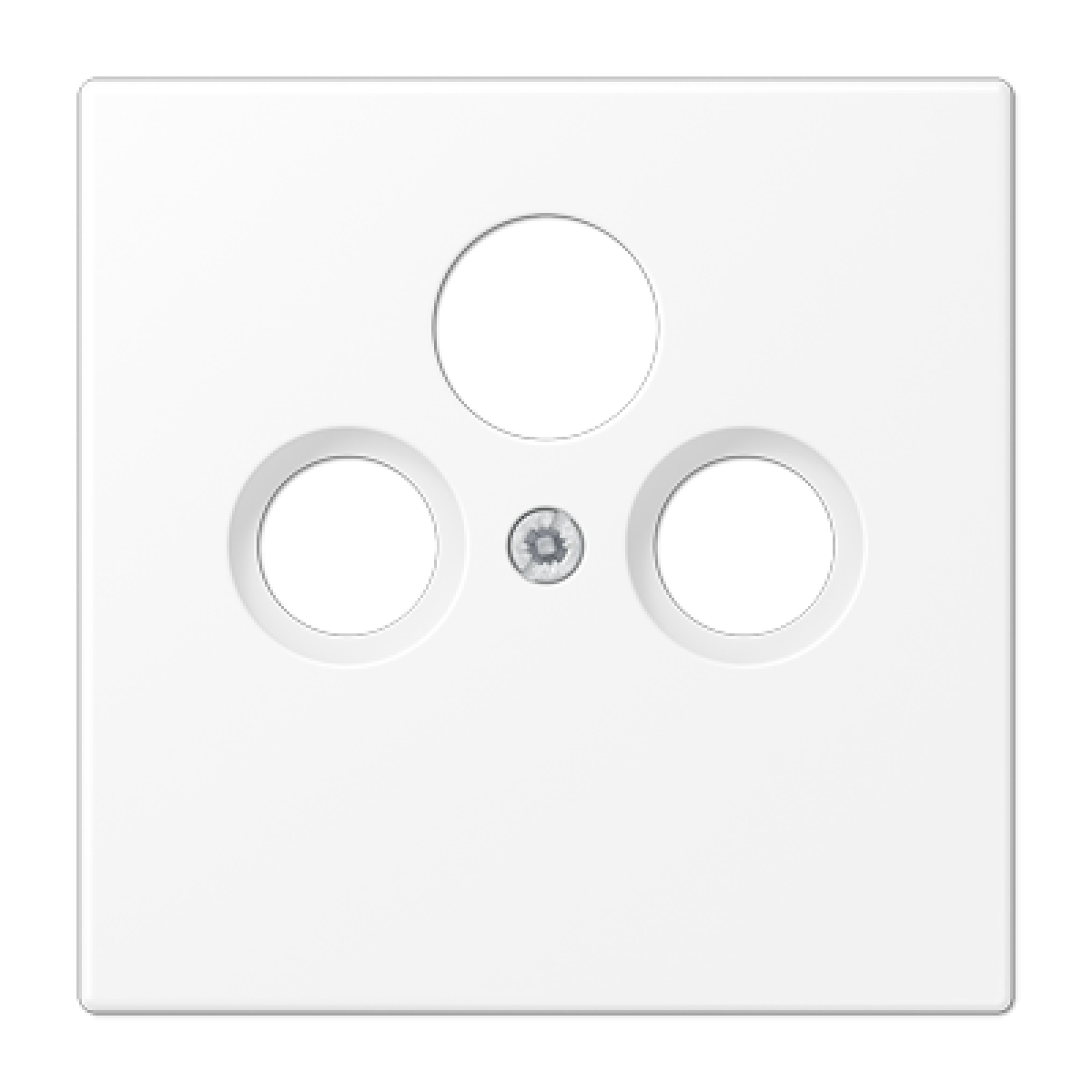 Placa toma SAT TV. LS bl. mate