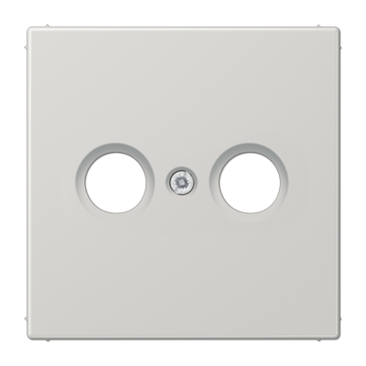 Placa toma TV. LS gris claro