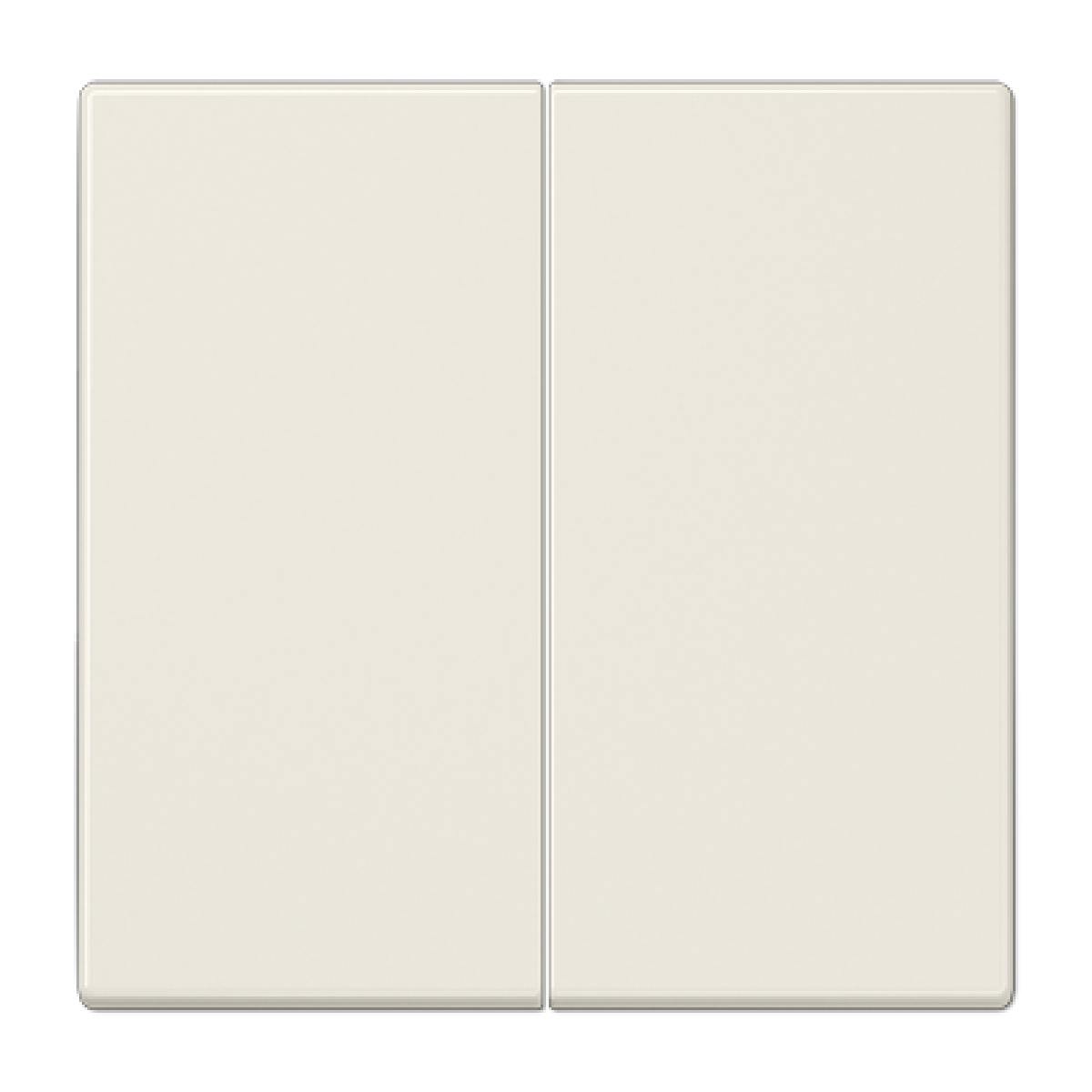 Tecla doble LS blanco marfil