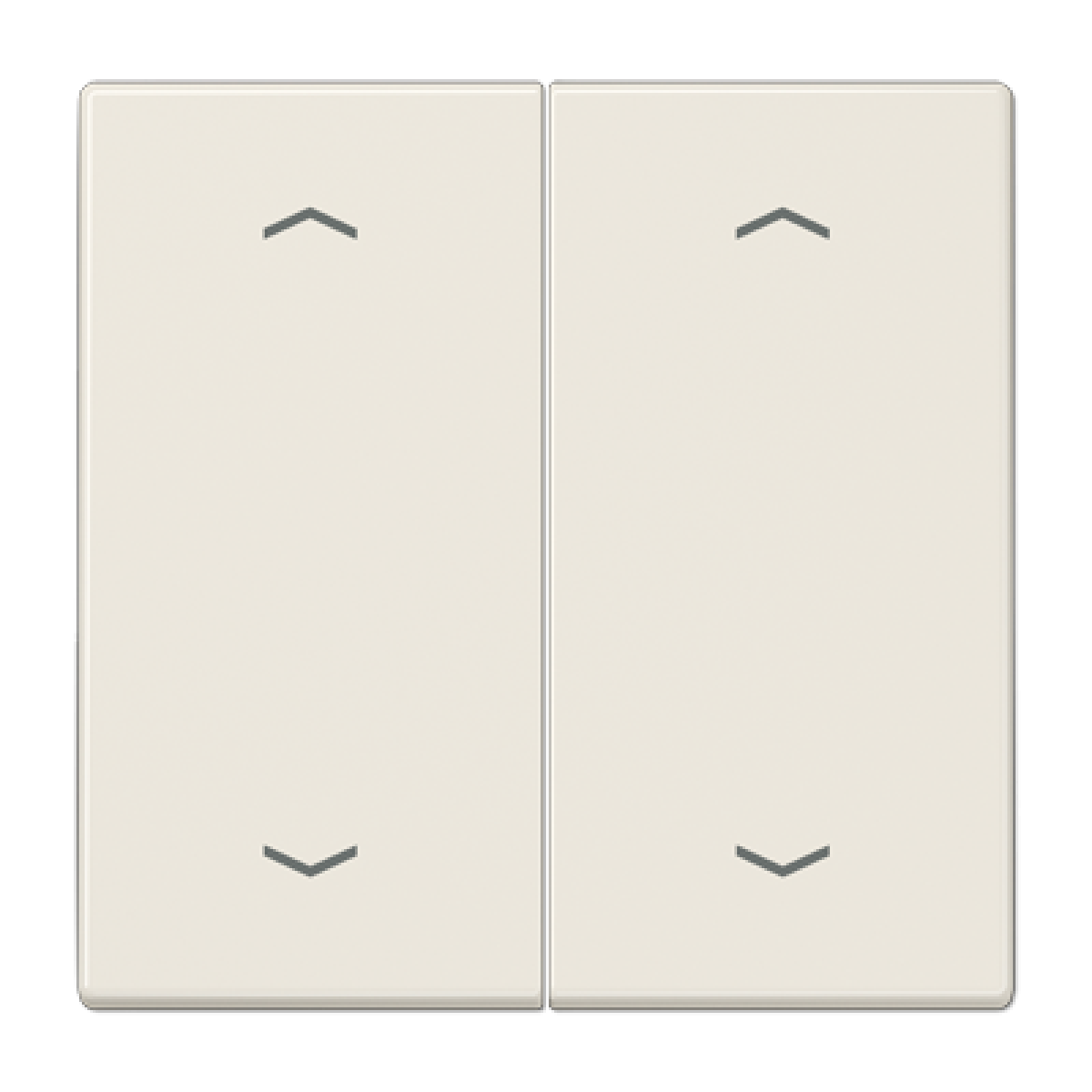 Tecla doble pers. LS blanco marfil