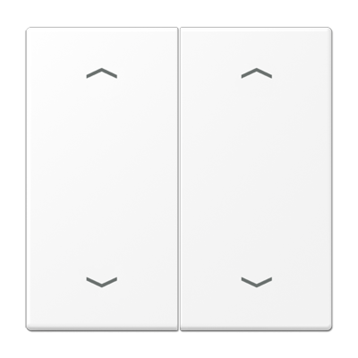 Tecla doble pers. LS blanco mate