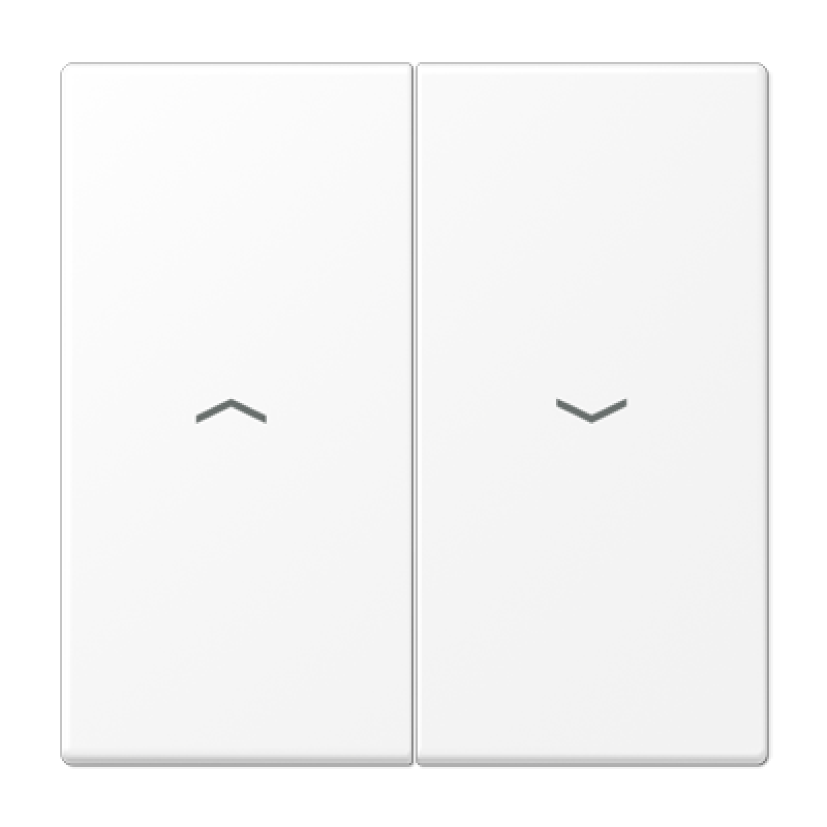 Tecla doble pers. LS blanco mate