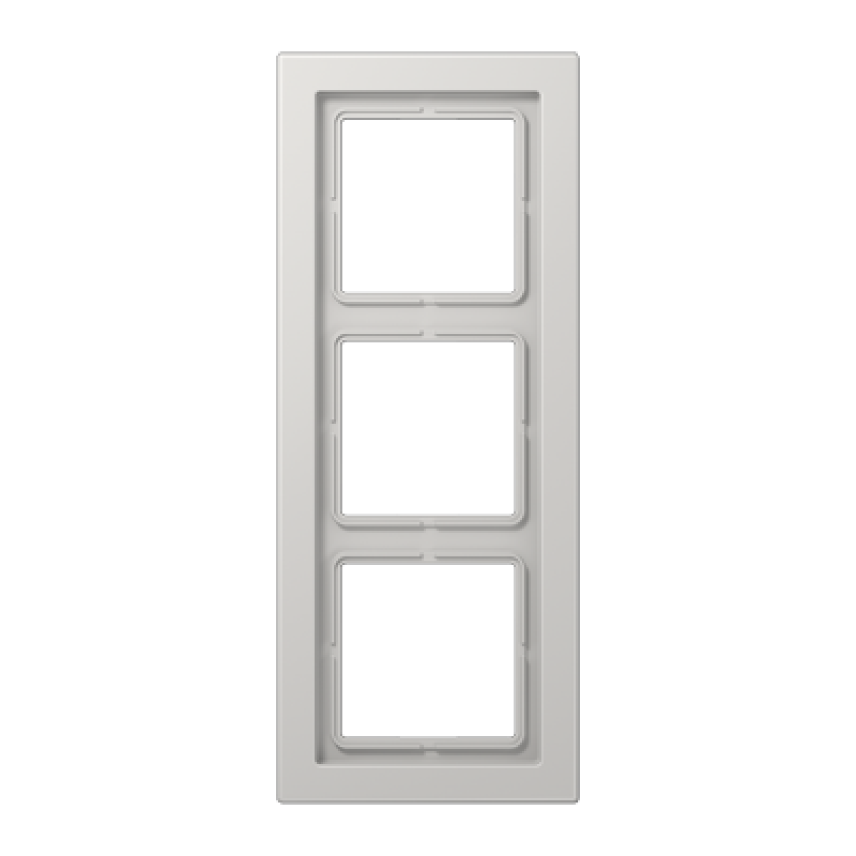 Marco triple LS DES. Gris claro