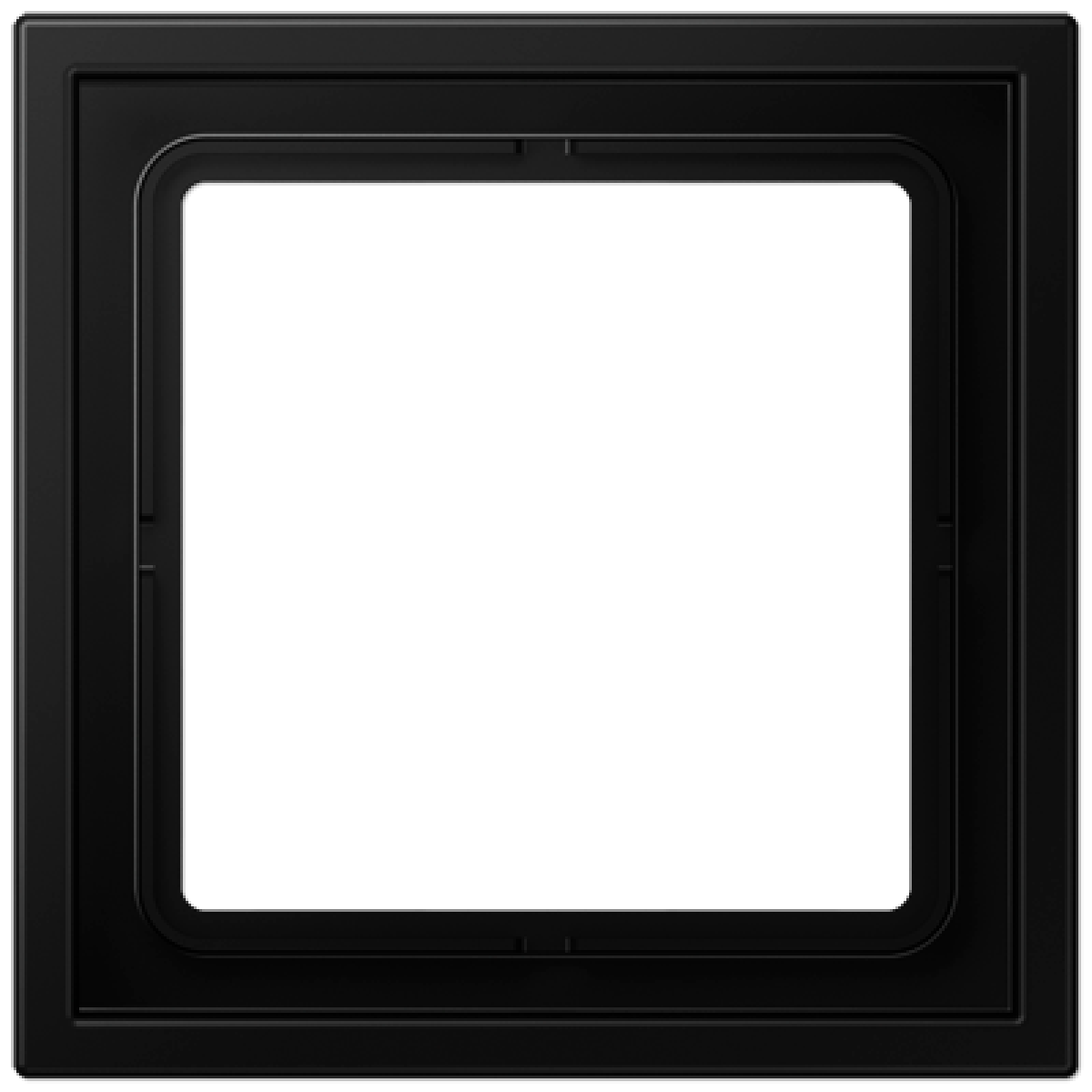 Marco simple LS ZERO negro mate