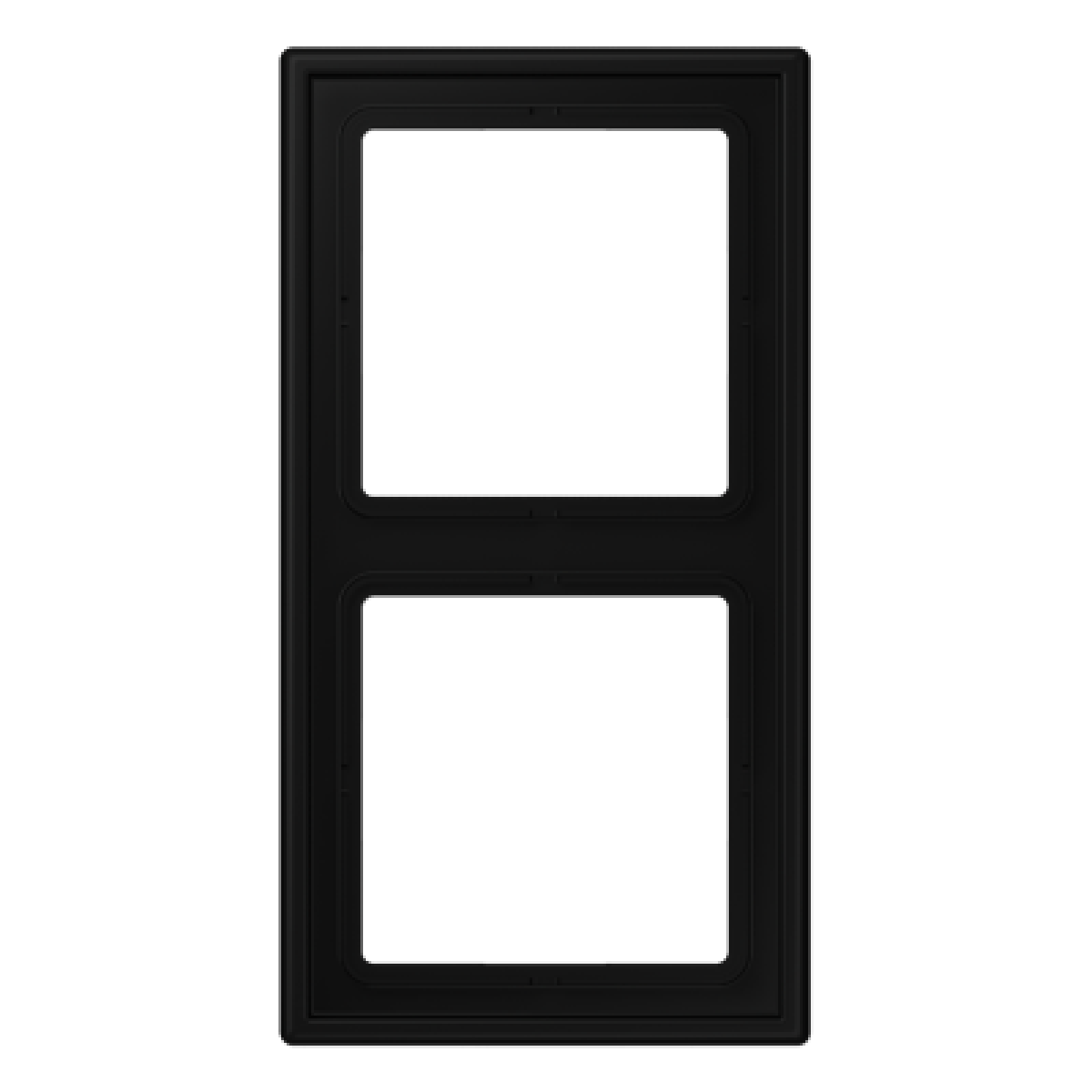 Marco doble LS ZERO negro mate