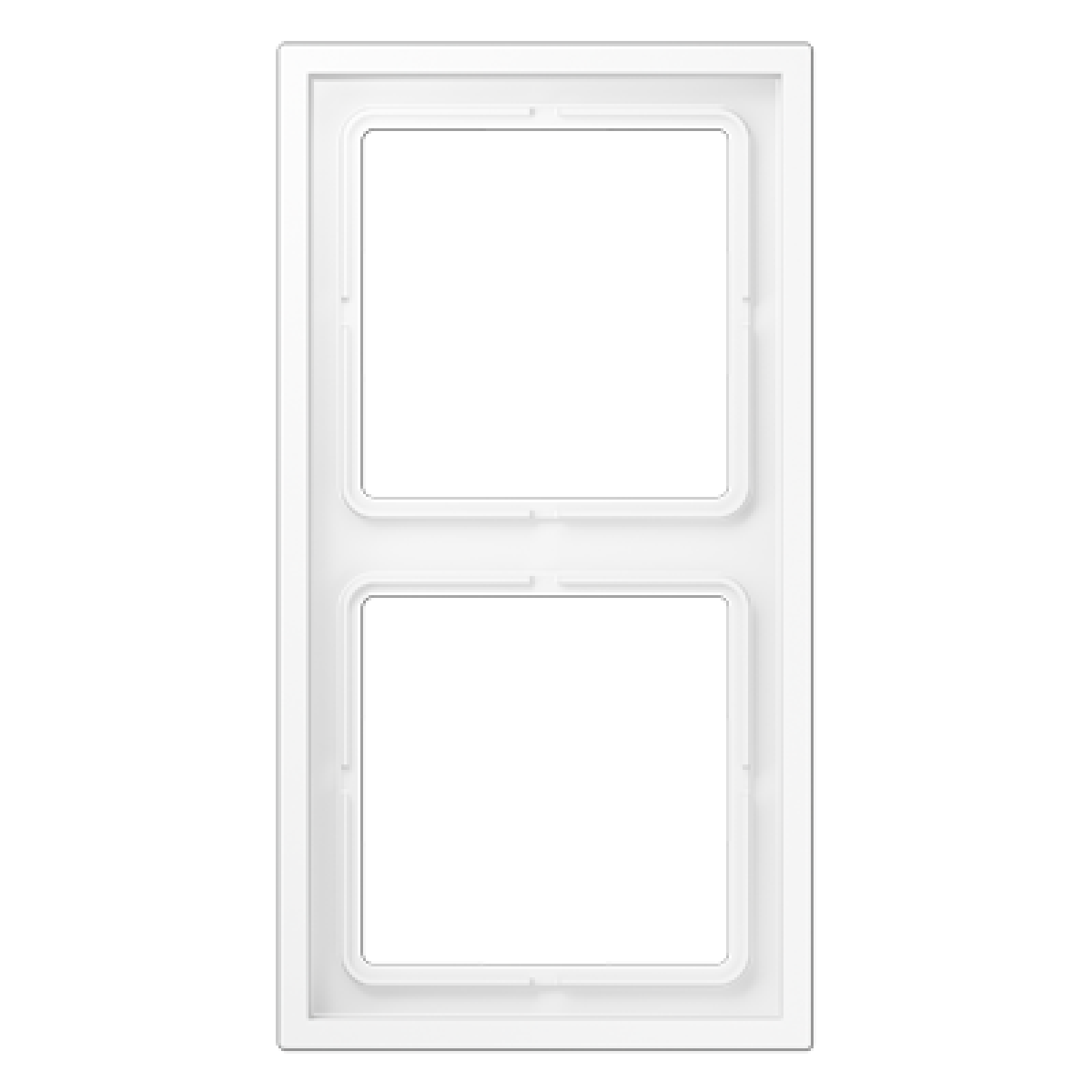 Marco doble LS ZERO blanco mate