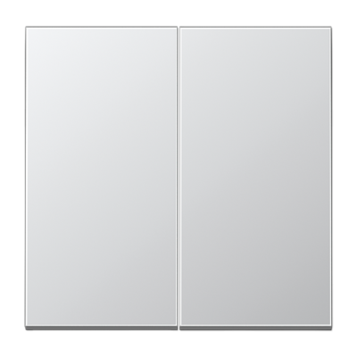 Pulsador Matter doble. LS aluminio