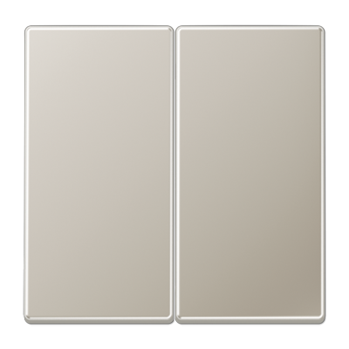 Pulsador Matter doble. LS acero