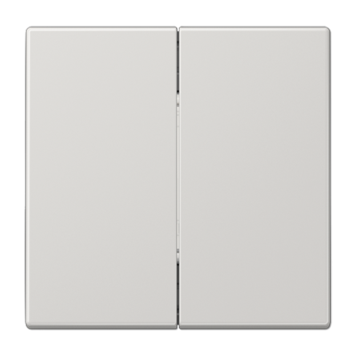 Pulsador Matter doble. LS gris claro