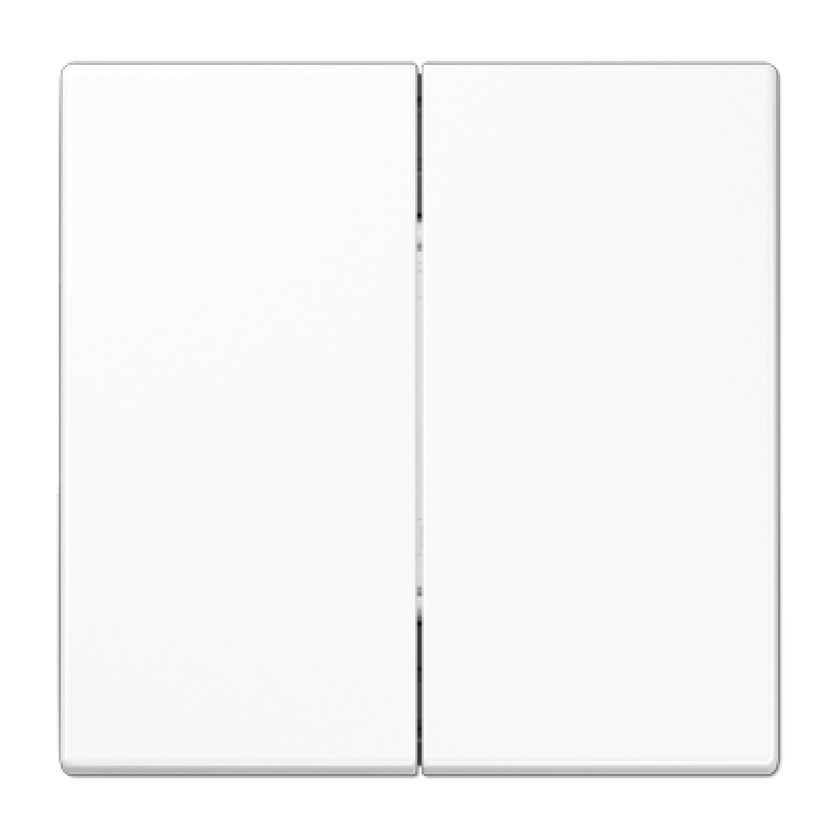 Pulsador Matter doble. LS blanco alpino