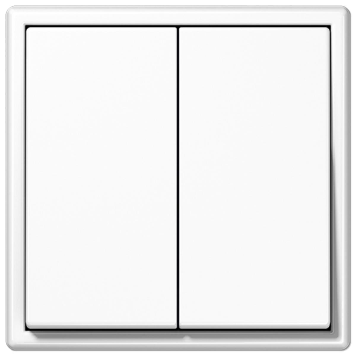 Kit pulsador Matter doble LS blanco alpino