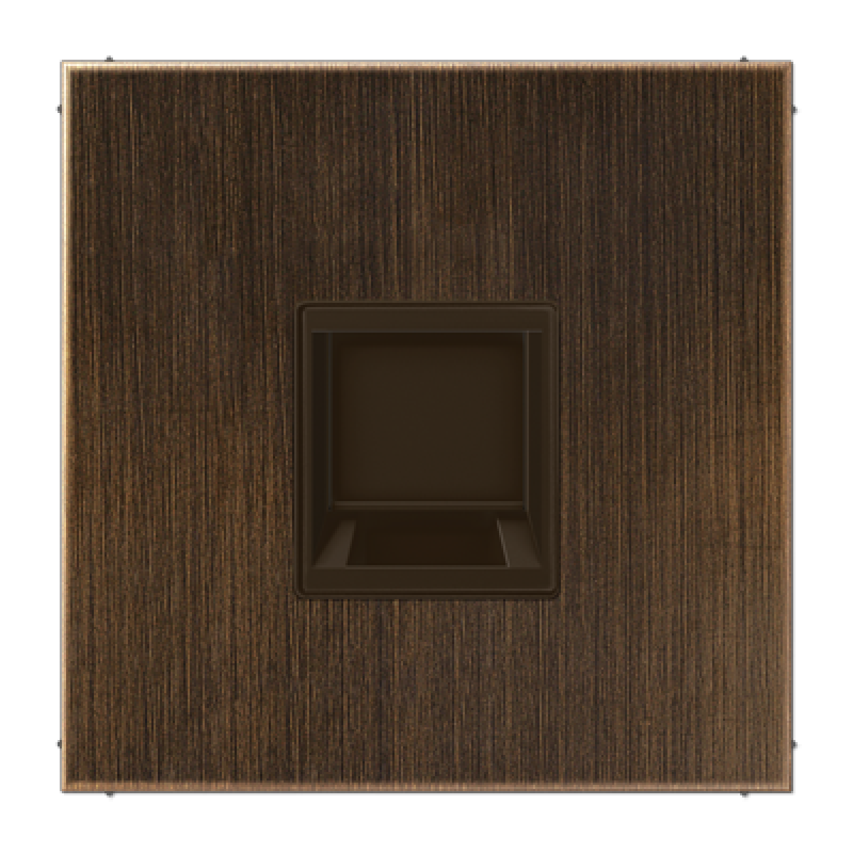 Placa Mod. Jack 1 toma LS lat. an.