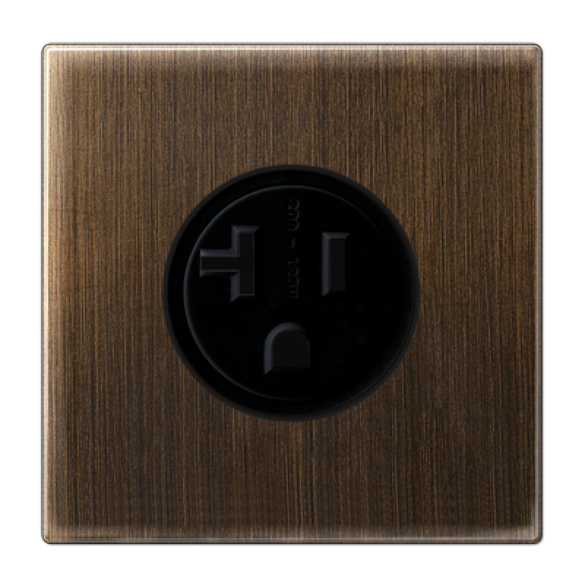 Conector NEMA de EE.UU. LS latón antik