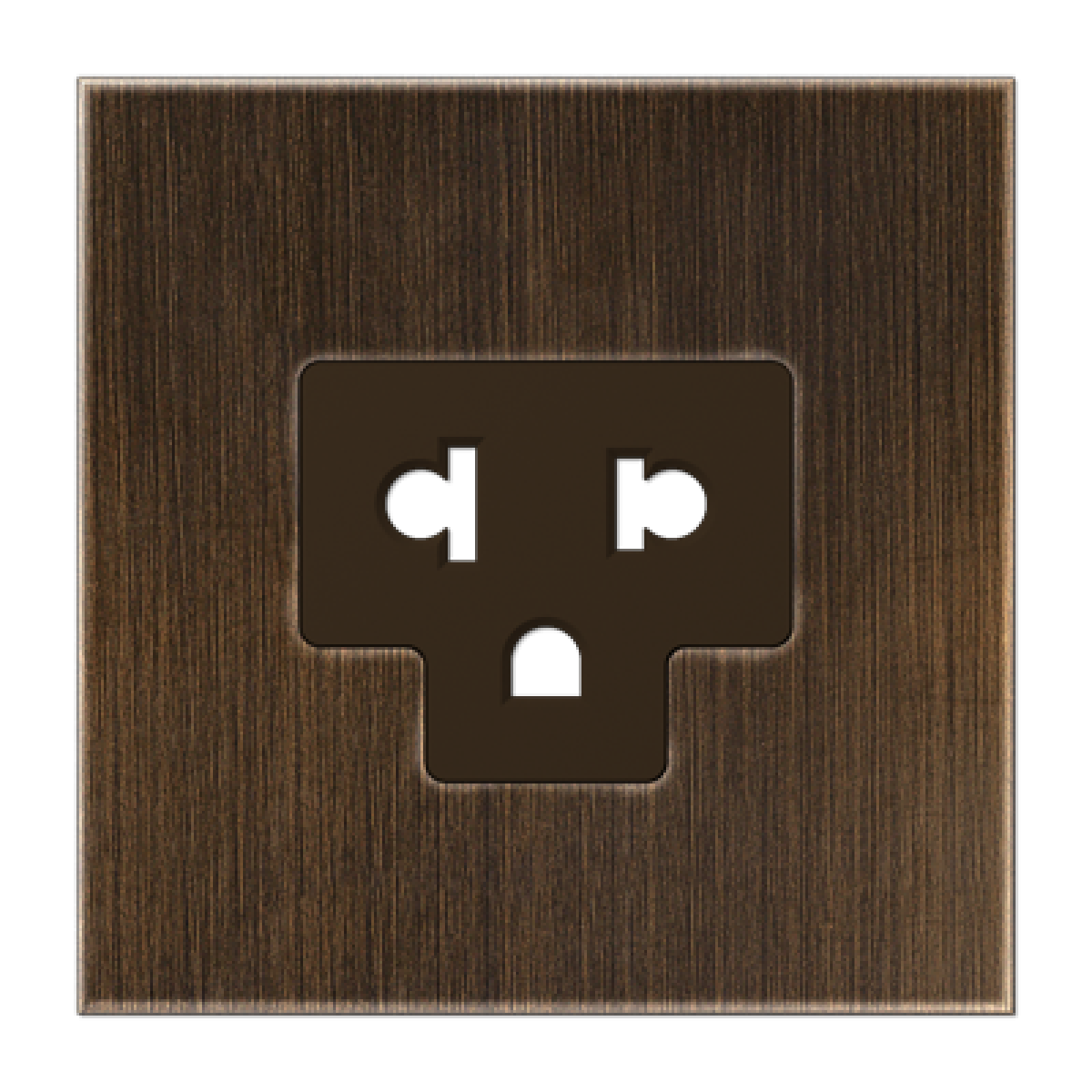 Placa para base EURO US. LS. Latón antik