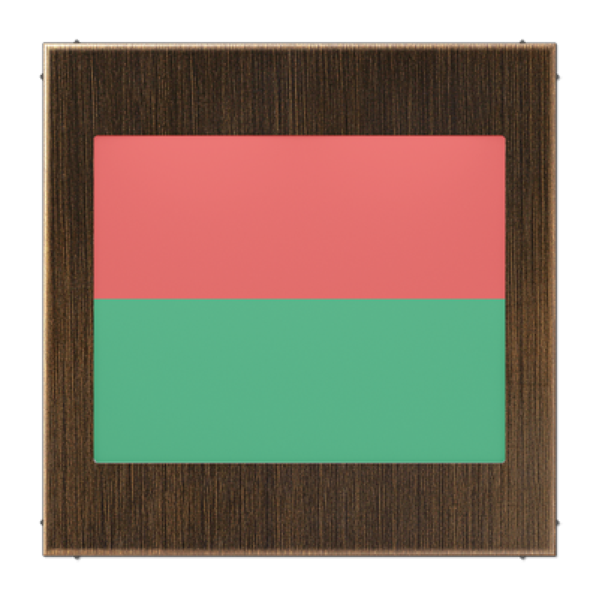 Placa LED semáforo. LS latón antik