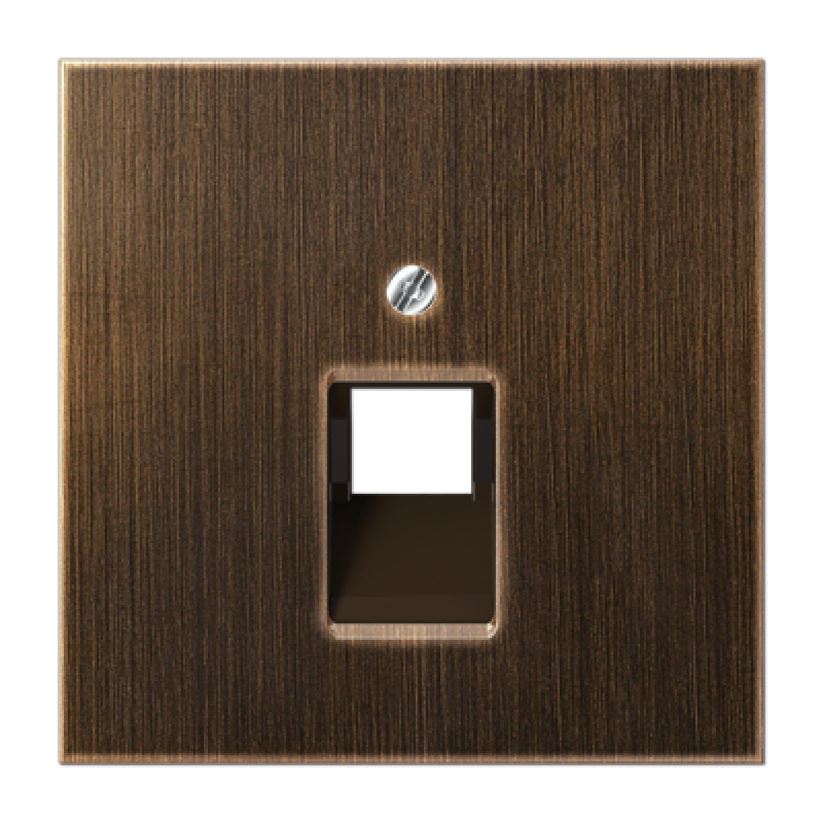 Placa central telef. LS latón antik