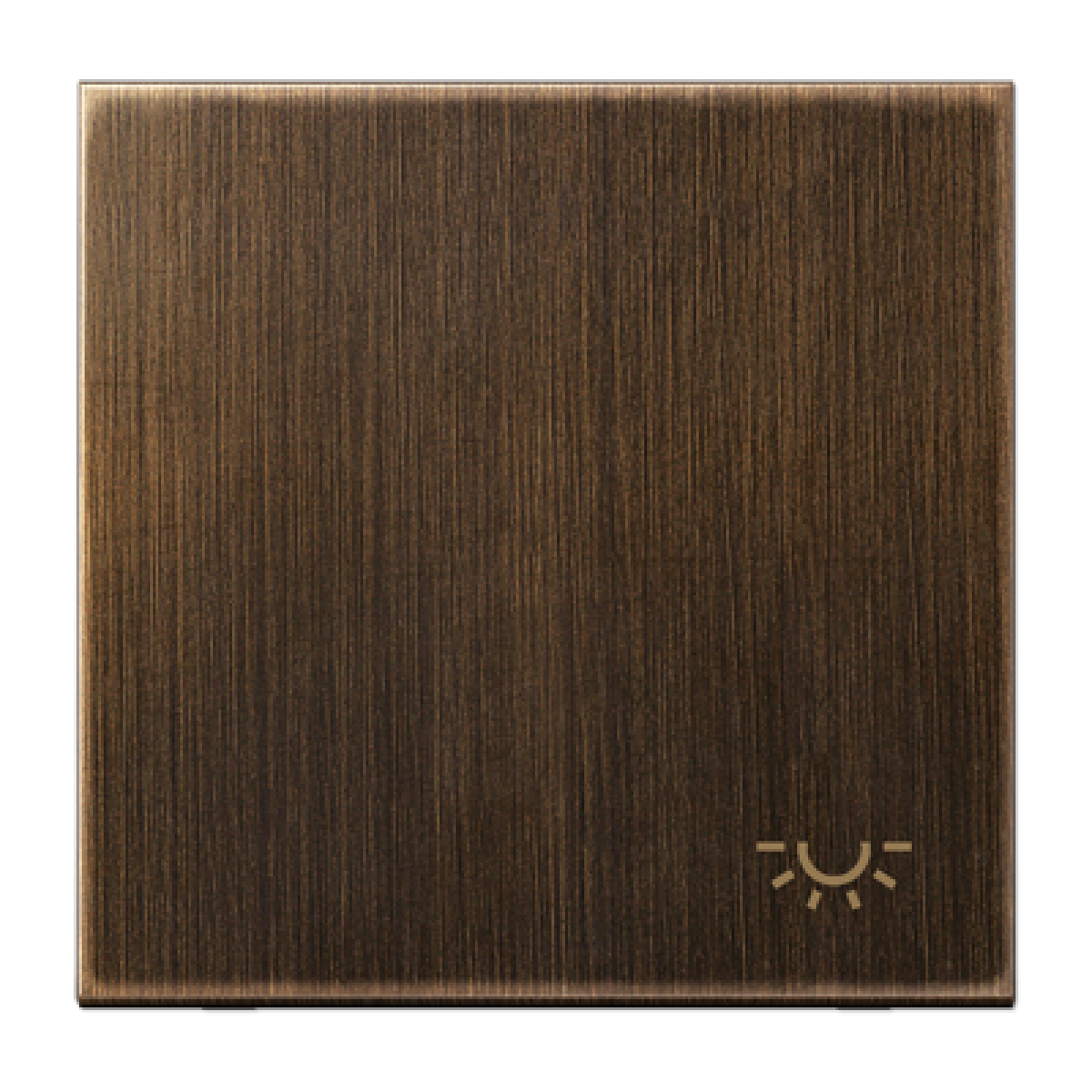 Tecla csimb. luz LS latón antik