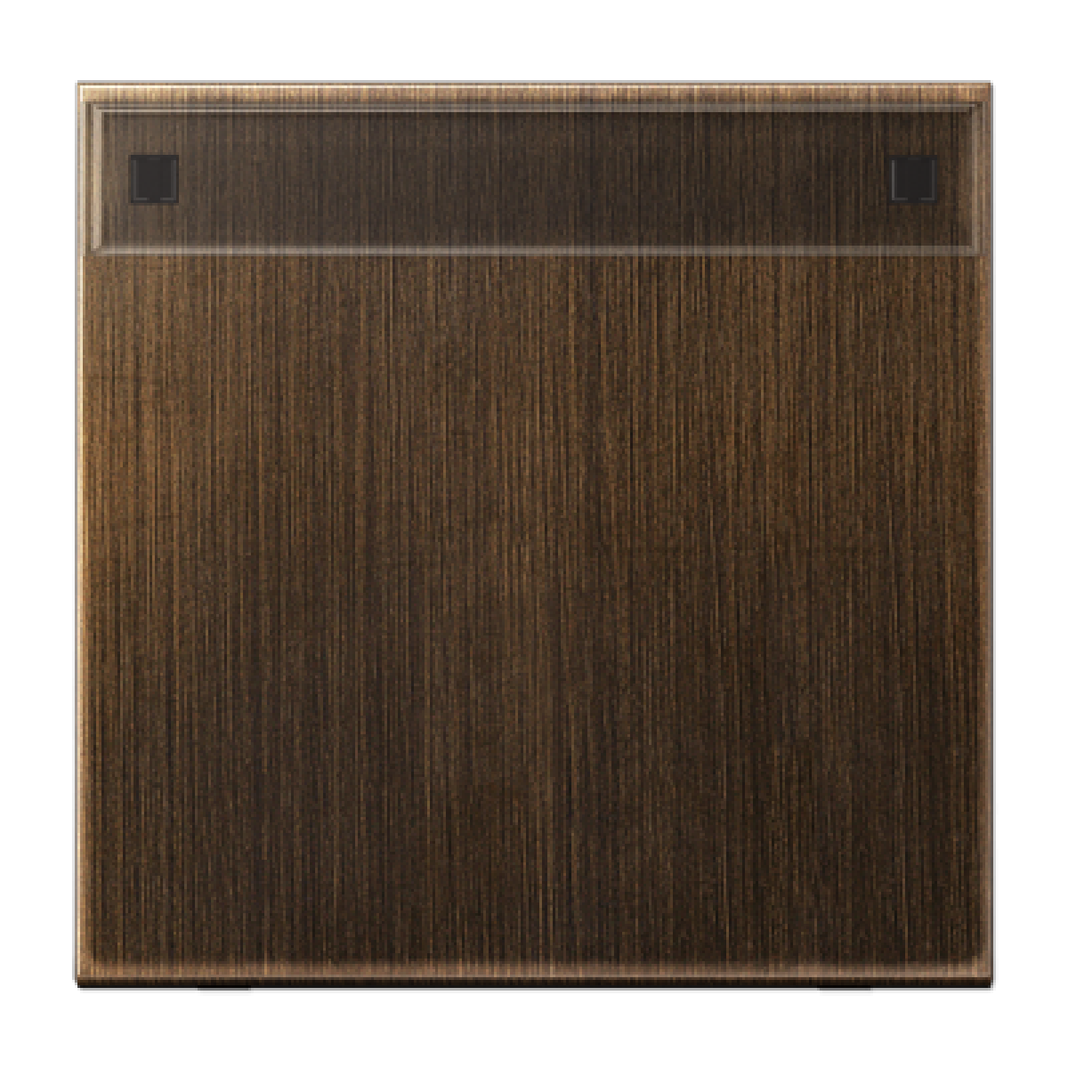 Tecla simple inscr. LS latón antik