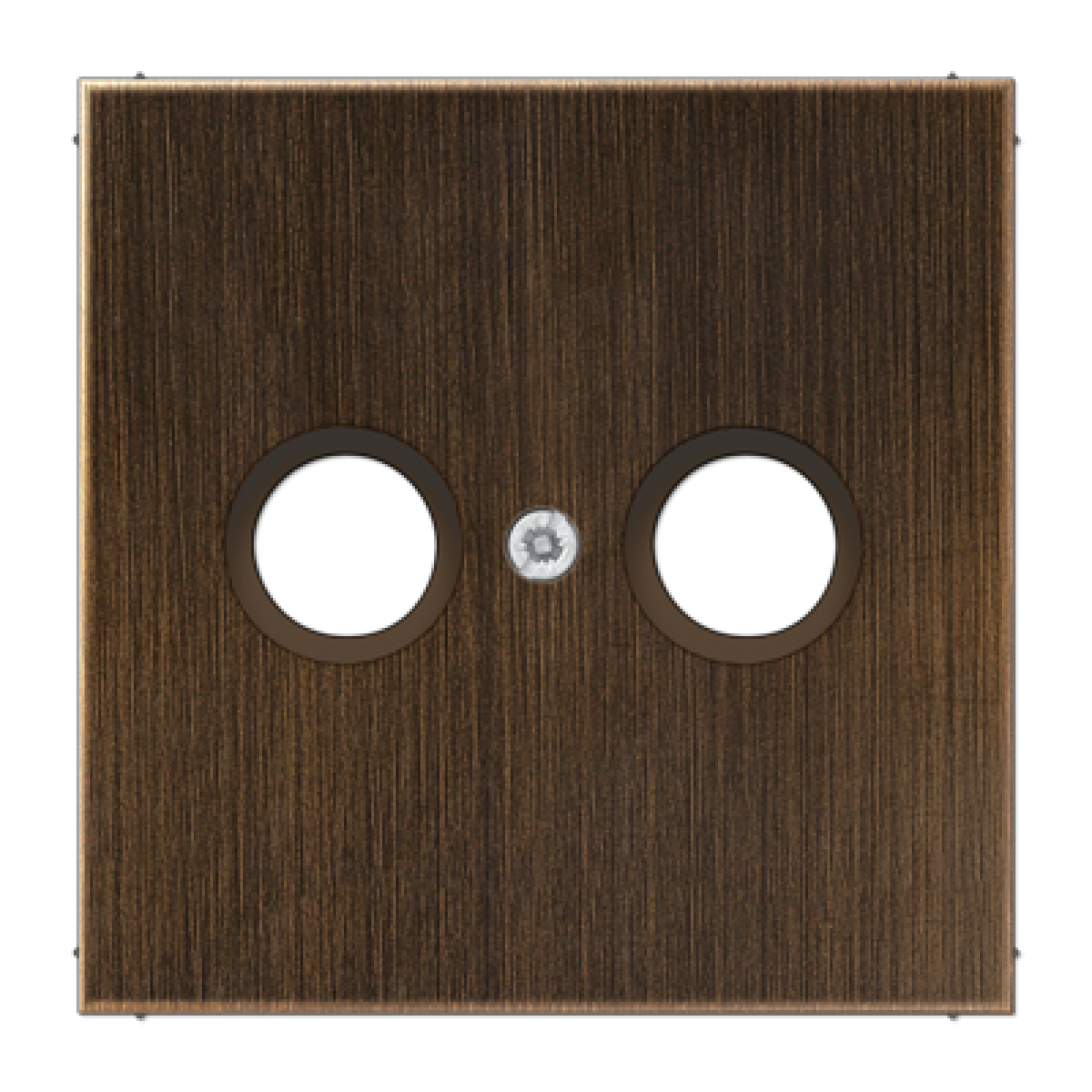 Placa toma TV. LS latón antik