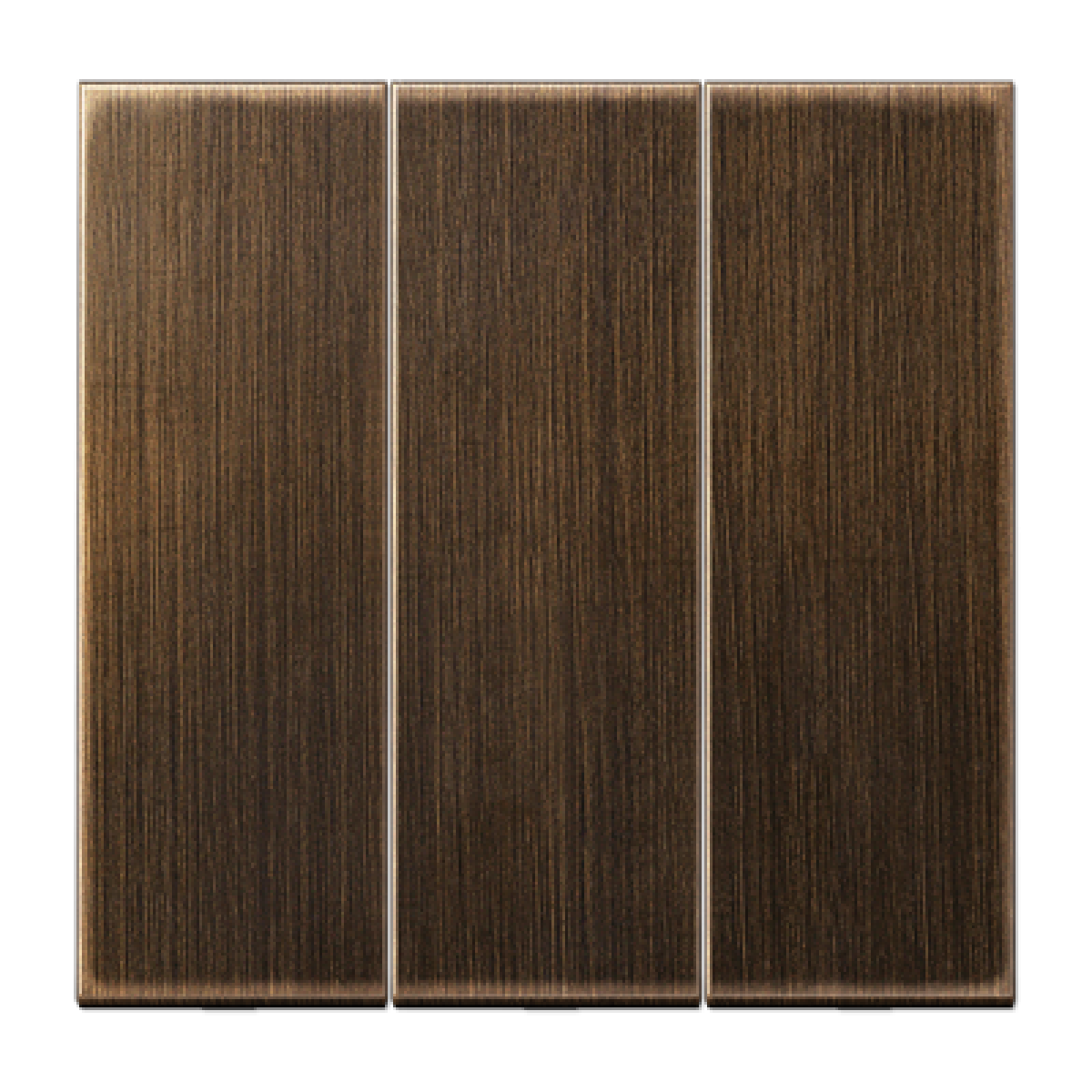 Tecla triple LS latón antik