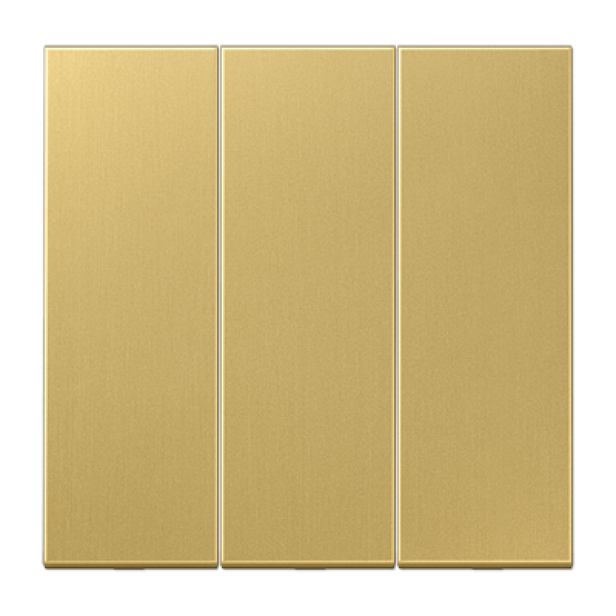 Tecla triple LS latón classic