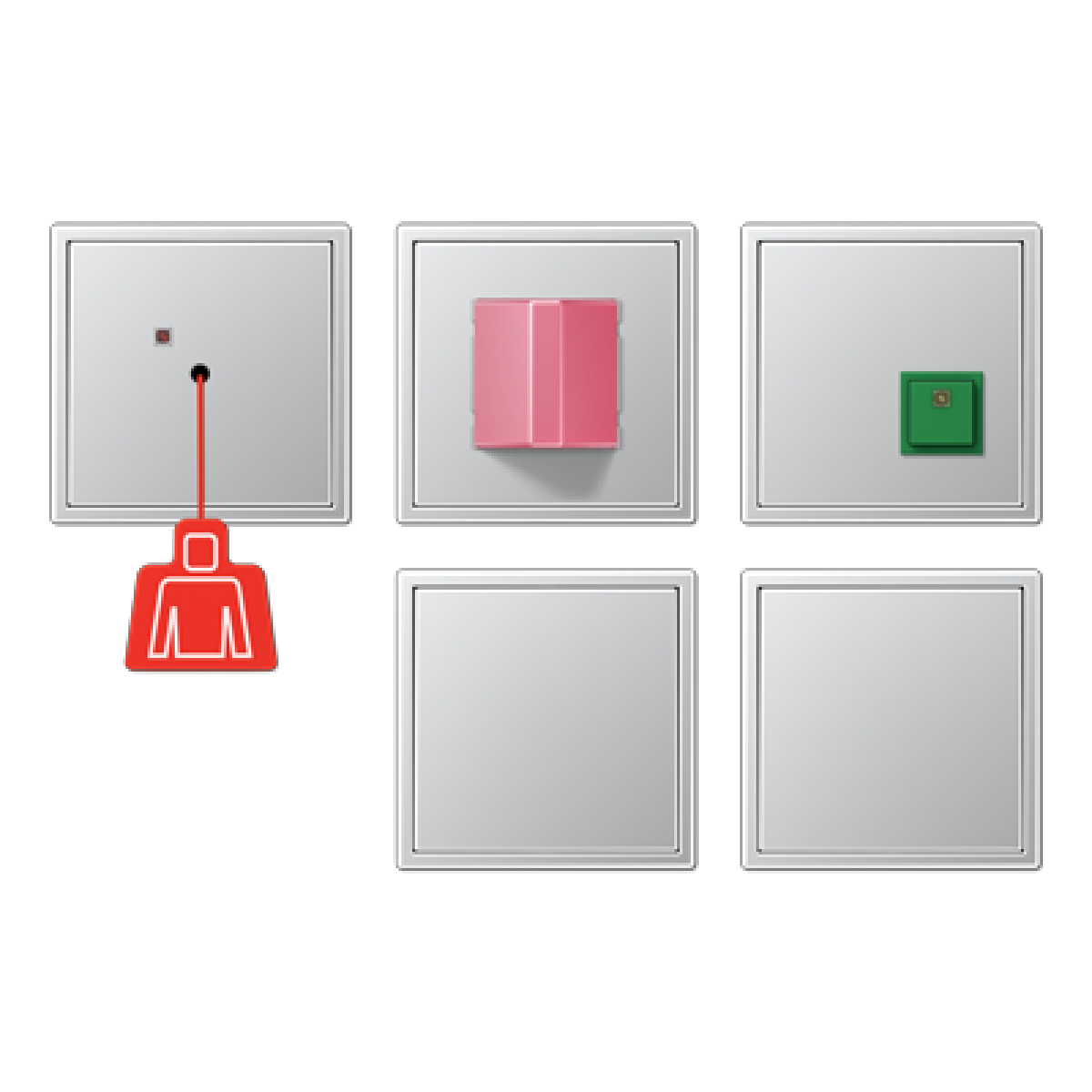 Kit llamada emergencia con SAI. Aluminio. LS