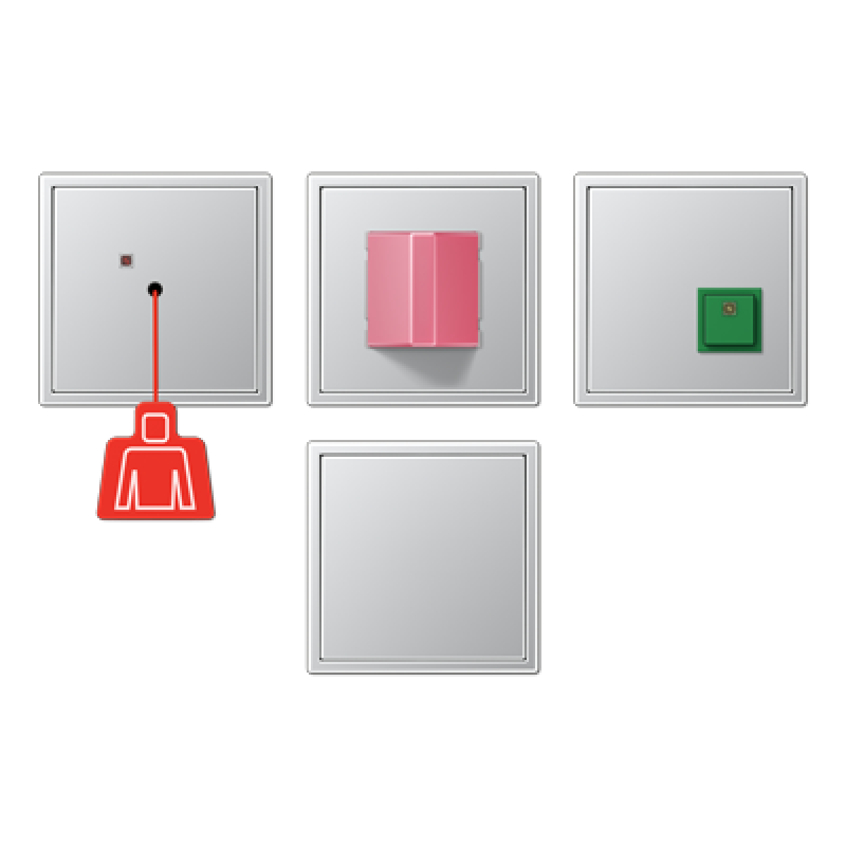 Kit llamada emergencia. Aluminio. LS