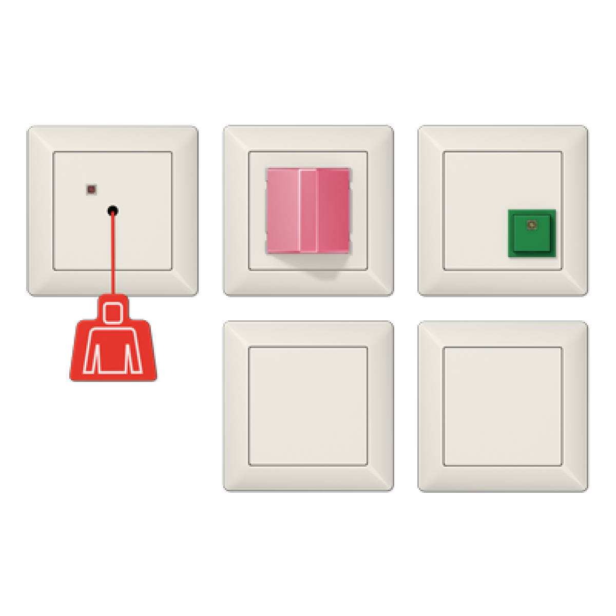 Kit llamada emergencia. AS blanco