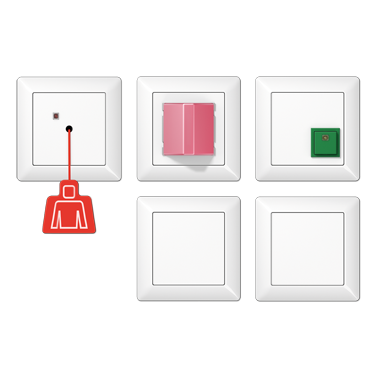 Kit llamada emergencia. AS blanco alpino