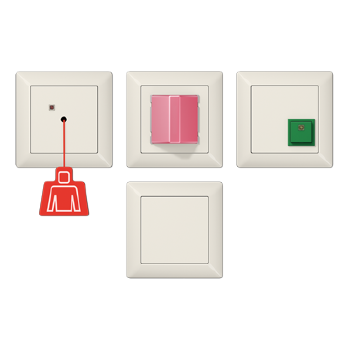 Kit llamada emergencia. AS blanco