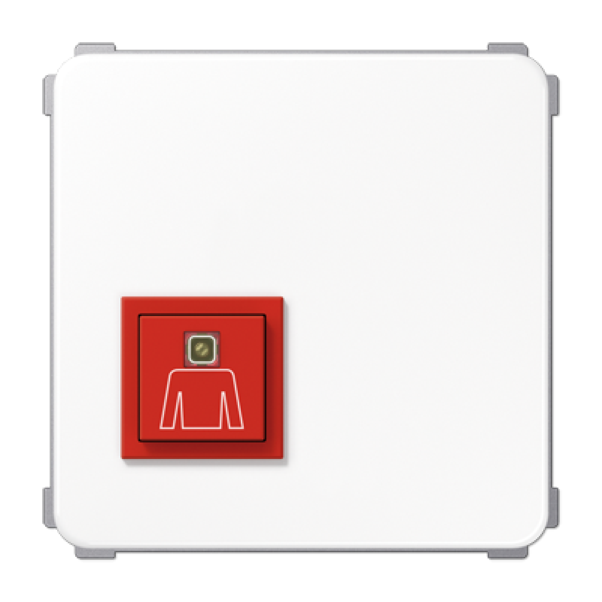 Pulsador llamada emergencia. CD bl. alpi