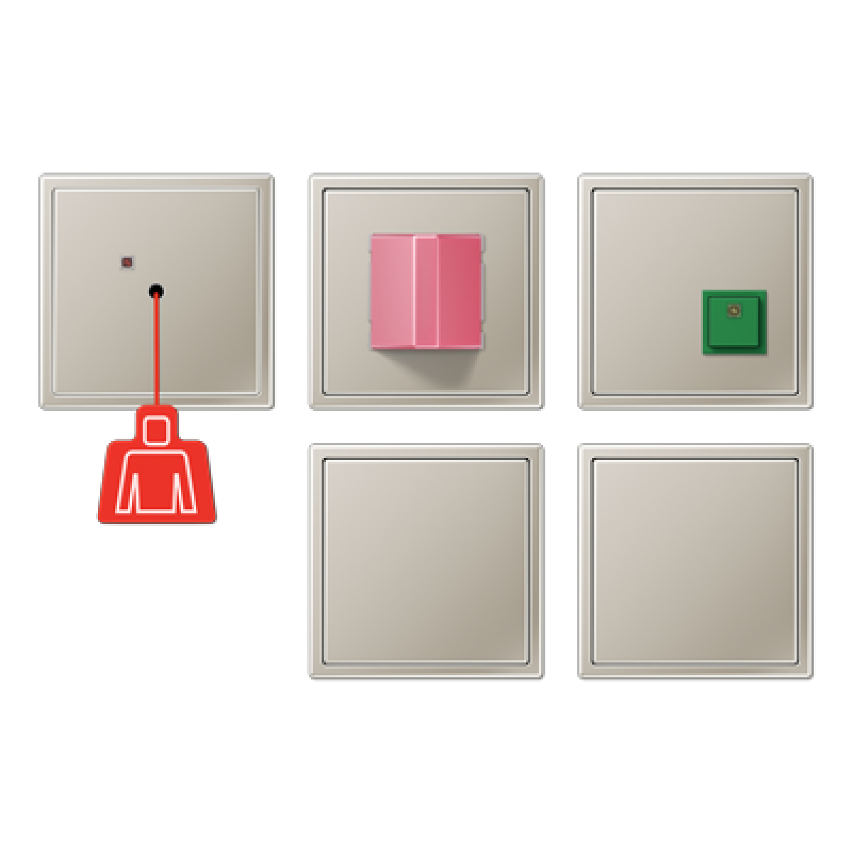 Kit llamada emergencia con SAI. Acero. LS