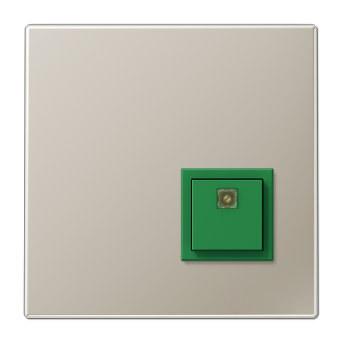 Pulsador de confirmación emergencia LS acero