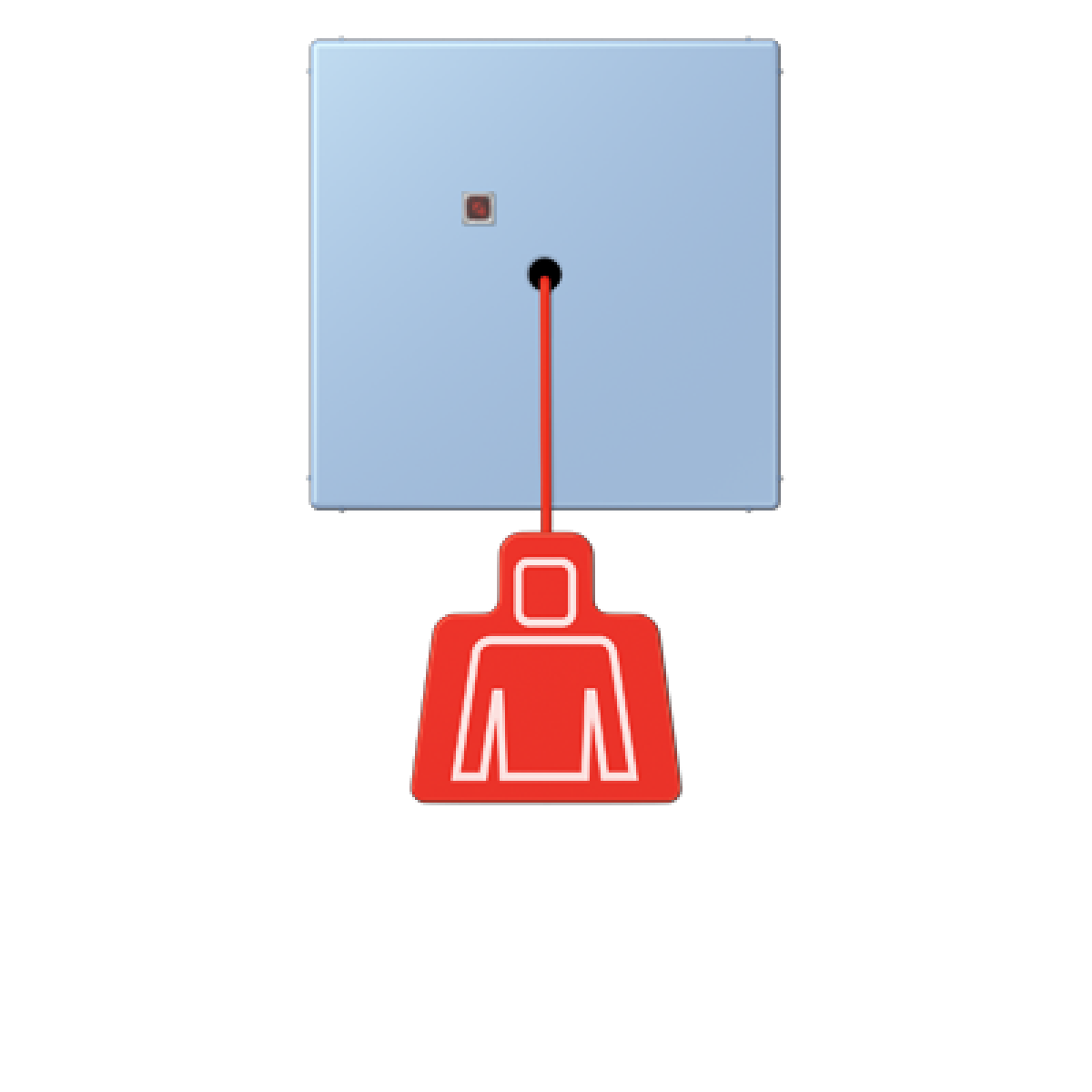 Pulsador con tirador. LC32021