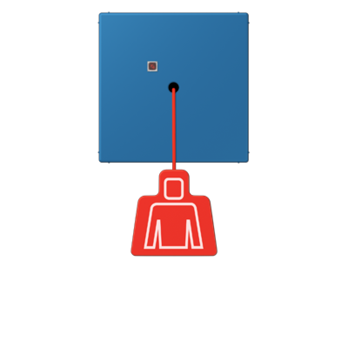 Pulsador con tirador. LC32030