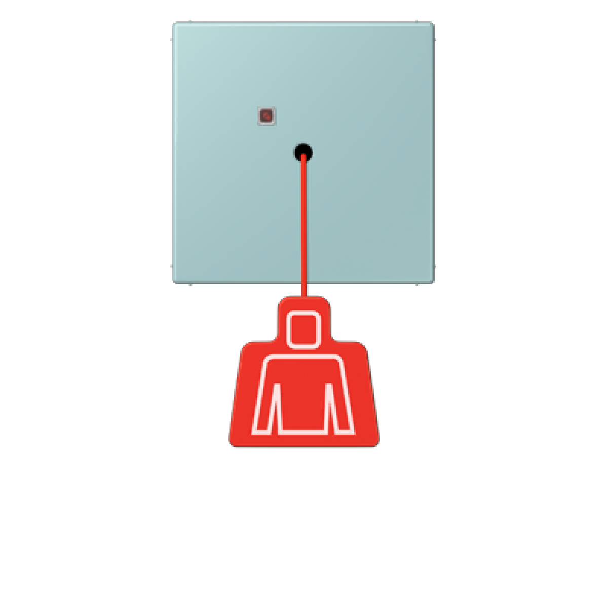 Pulsador con tirador. LC32033