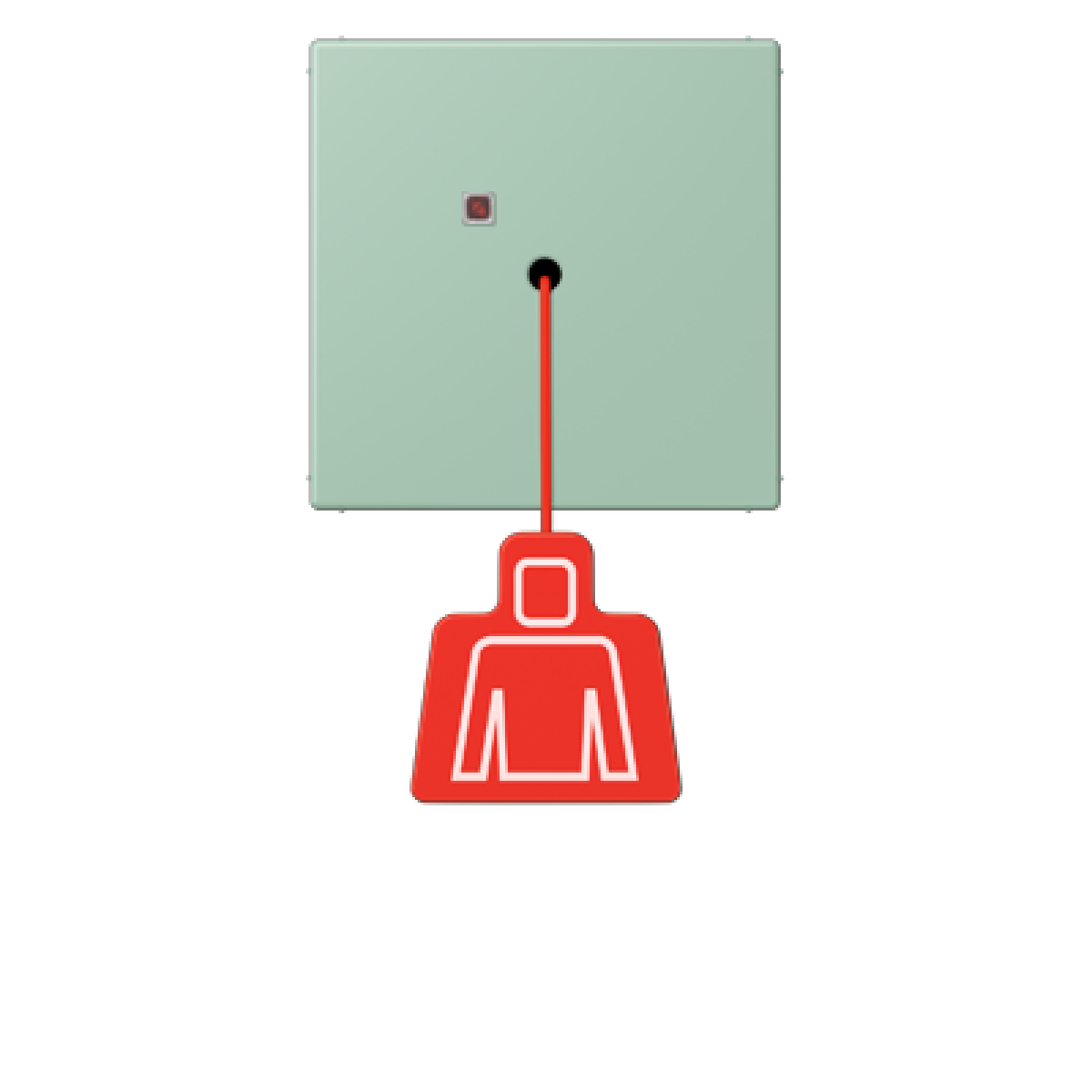Pulsador con tirador. LC32041